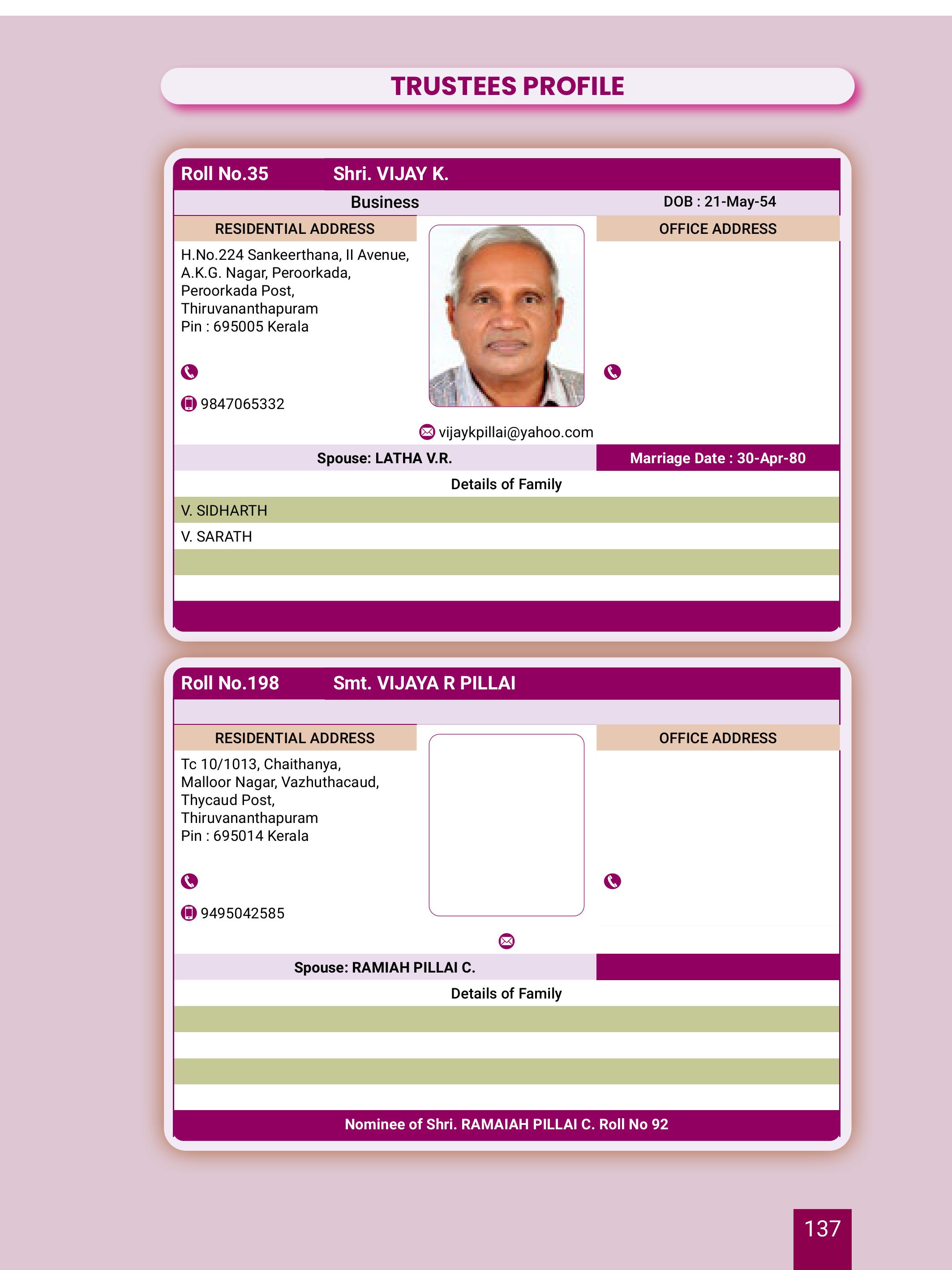 Trustee Profile Image